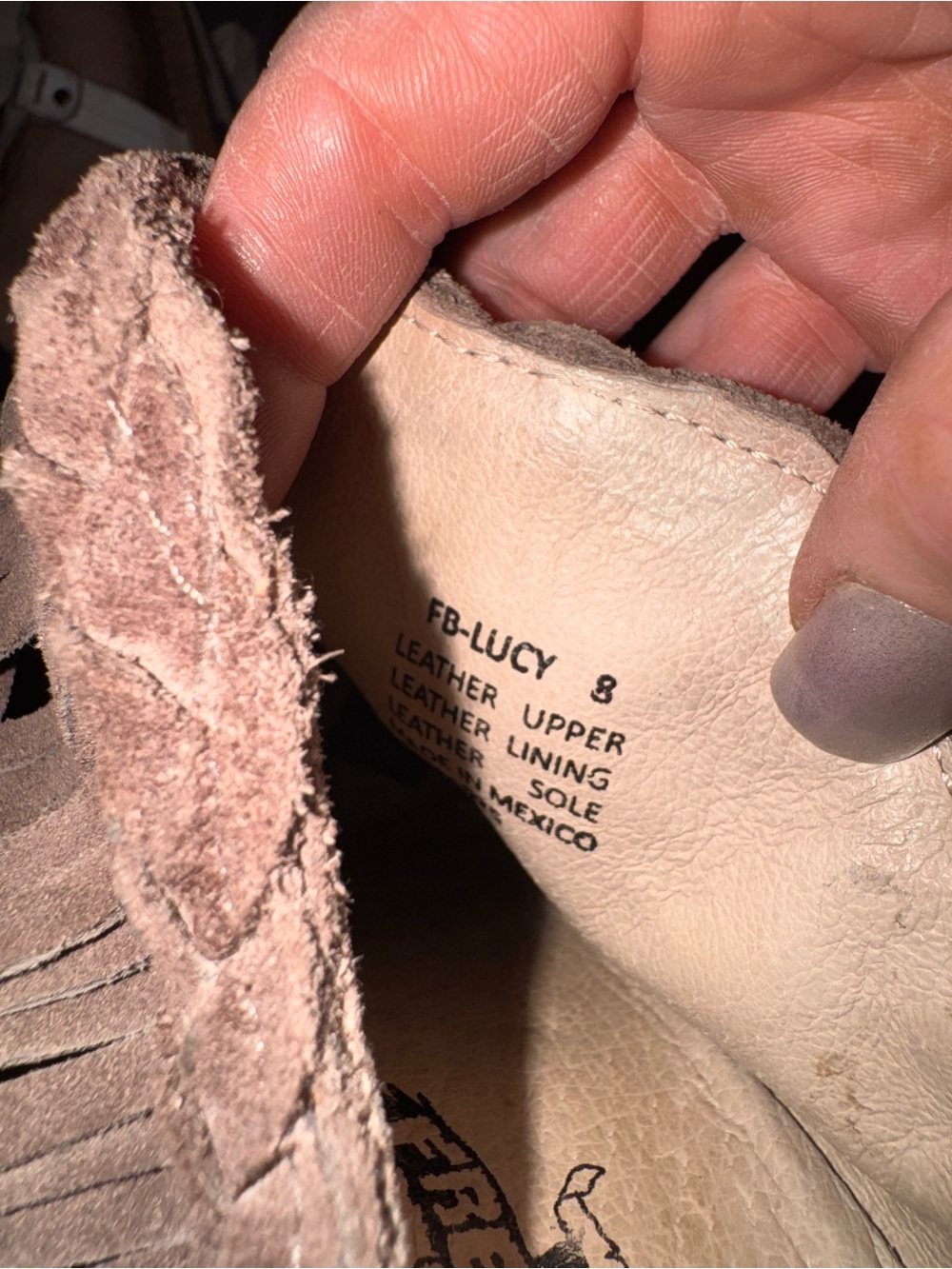 Freebird by Steven Brown Suede Fringe Ankle Boots - Picture 3 of 3